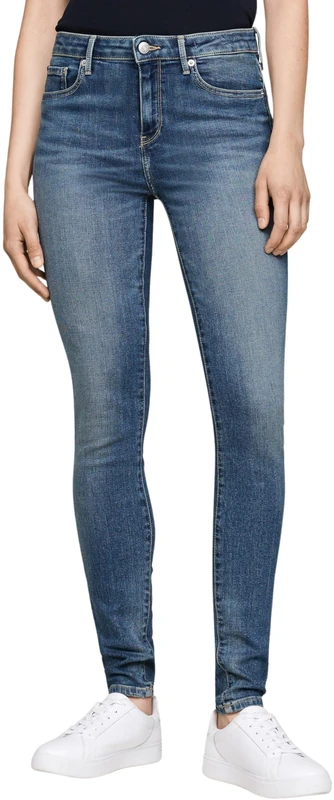 Tommy Hilfiger Women’s Como Skinny Fit Jeans, Blue (Pat), 34W/30L