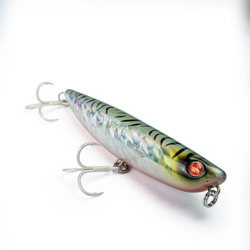 SEASPIN Pro-Q 120 Flat Colour ITA Mackerel - 120 mm - 24 g - Artificial Esca Walking The Dog per la Pesca in Mare
