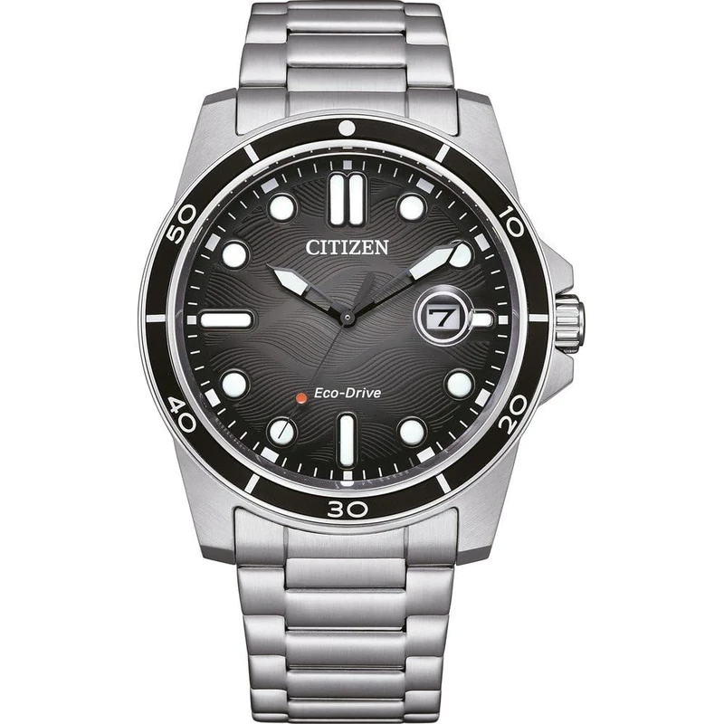 Citizen Herren Analog Eco-Drive Armbanuhr Sporty Marine
