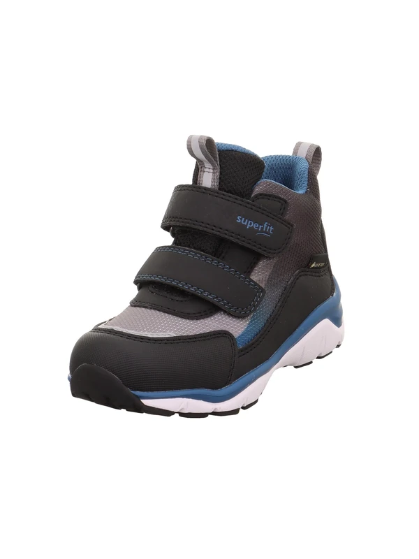 Superfit Boys SPORT5 Leicht gefütterte Gore-Tex Sneaker, Schwarz/Blau 0000