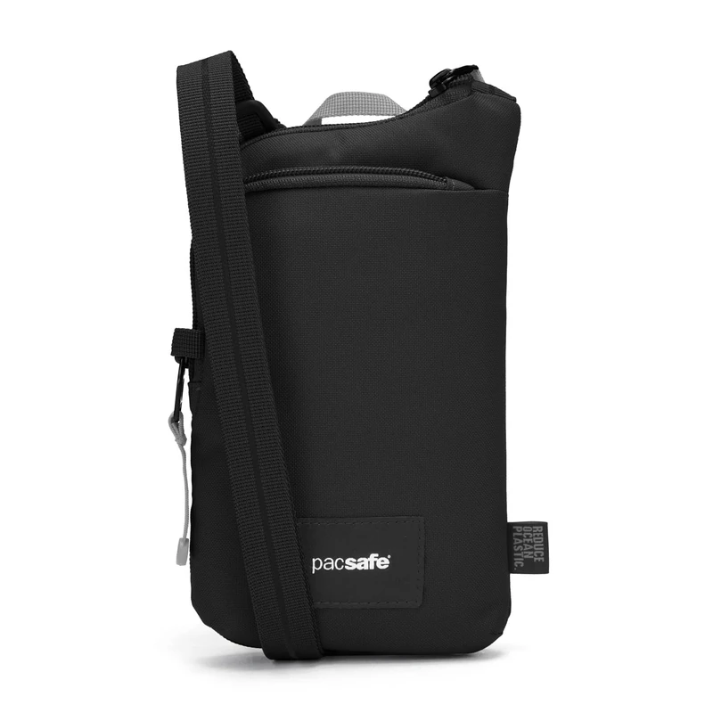 Pacsafe Unisex's Go Anti Theft Tech Crossbody, Jet Black, Compact