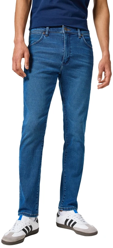 Wrangler Herren Jeans Larston, Slim Tapered Fit, Tapered Leg