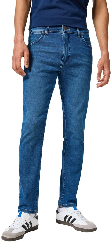 Wrangler Herren Jeans Larston, Slim Tapered Fit, Tapered Leg
