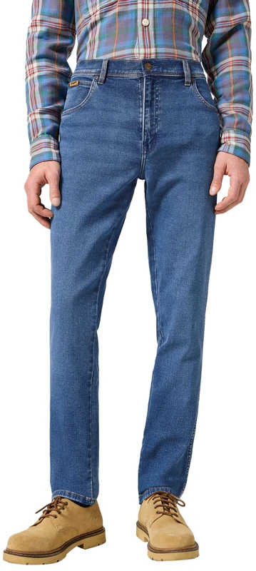 Wrangler Texas Men's Slim Jeans, Ridge Wash, 36 W/32 L