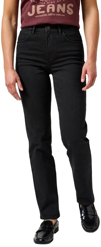 Wrangler Women's Straight Jeans, Drainpipe, 28W x 32L