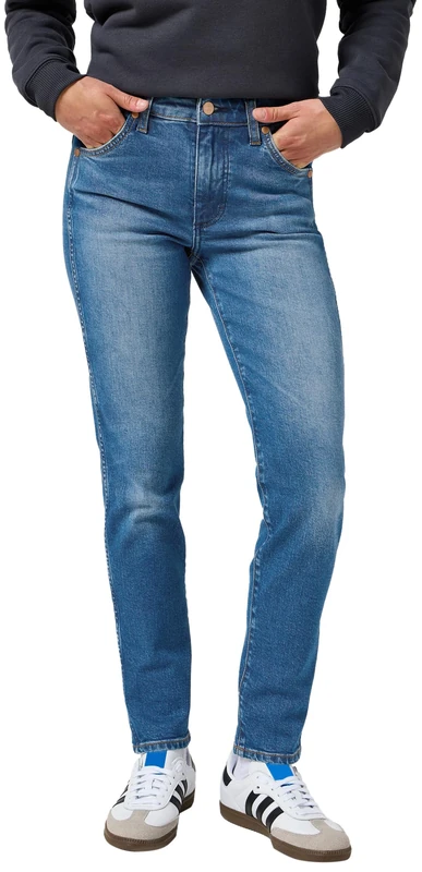 Wrangler Women's Piper Jeans, Indigo Dusk, 28W x 30L