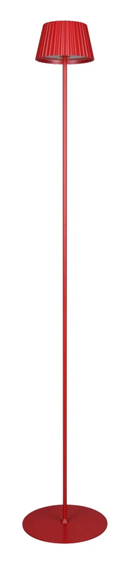 RL LIVE YOUR LIGHT Reality Leuchten Suarez R47706110 LED Outdoor Battery Floor Lamp Metal Red with 1.5 Watt LED, 4-Way Touch