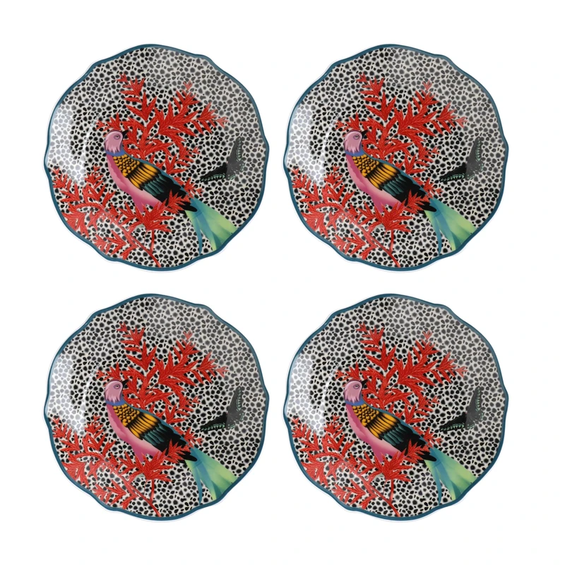 MIKASA x Sarah Arnett Porcelain Side Plates, Set of 4, 19cm - Image 1