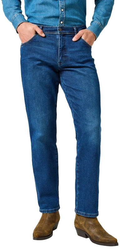 Wrangler Herren Jeans Texas, Authentic Straight Fit, Straight Leg