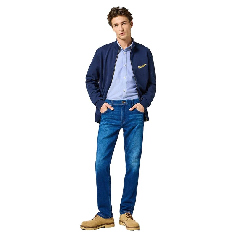Wrangler Men's Greensboro Jeans, Blue Jam, 29/32 - Image 1