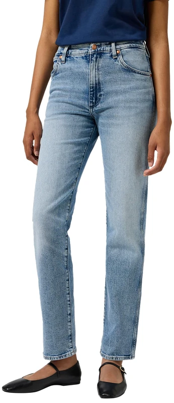 Wrangler Women's Sunset Jeans, Frosty Silver, 25W x 30L