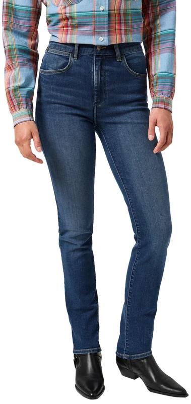 Wrangler Damen Jeans Slim, Slim Fit, Slim Leg