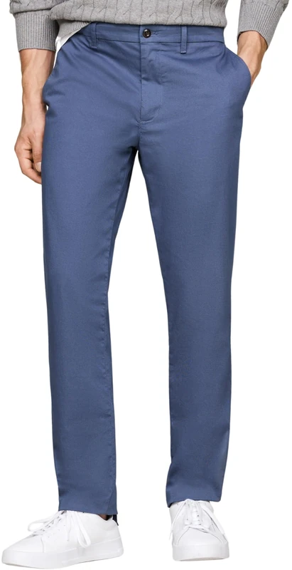 Tommy Hilfiger Men’s Denton Straight Leg Chinos, Blue (Aegean Sea), 33W/34L