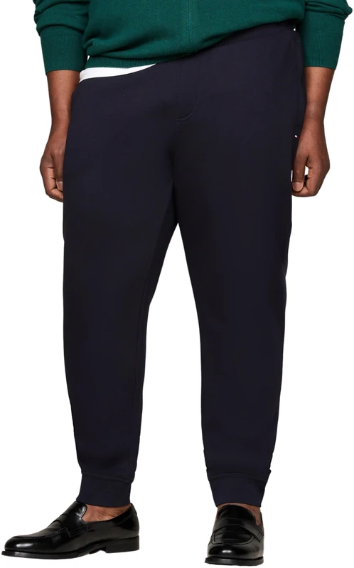 Tommy Hilfiger Men’s Flag Logo Jogging Bottoms, Blue (Desert Sky), XXL - Image 1
