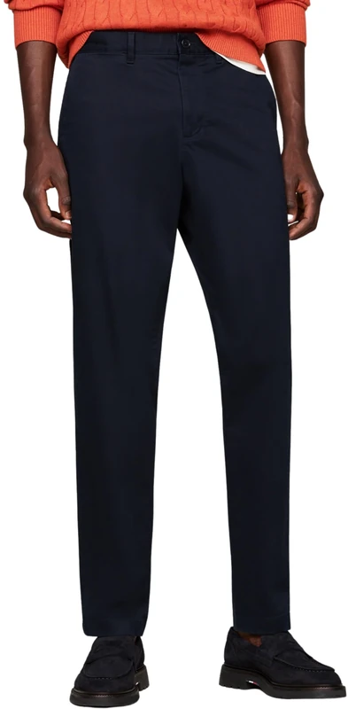 Tommy Hilfiger Men’s Tapered Fit Chinos, Blue (Desert Sky), 40W/36L