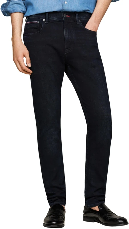 Tommy Hilfiger Men’s Tapered Slim Fit Jeans, Blue (Modoc Indigo), 40W/36L