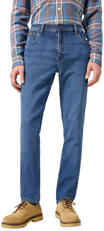 Wrangler Texas Men's Slim Jeans, Ridge Wash, 38 W/36 L