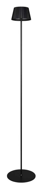 RL LIVE YOUR LIGHT Reality Leuchten Suarez R47706132 LED Outdoor Battery Floor Lamp Metal Matte Black with 1.5 Watt LED, 4-Way Touch