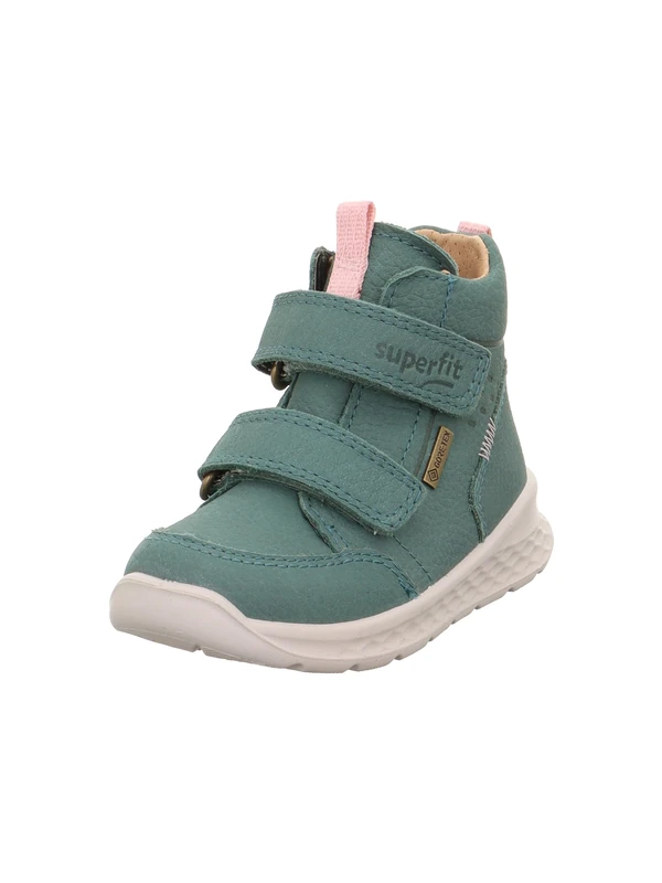 Superfit Girl's Breeze Leicht gefütterte Gore-Tex Sneaker, GRÜN/ROSA 7010