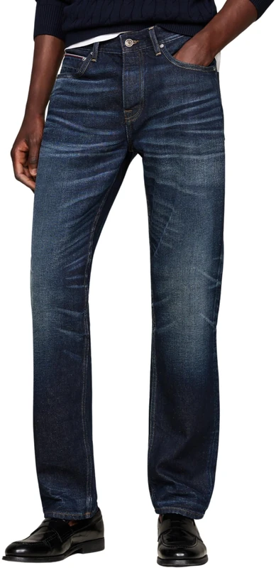Tommy Hilfiger Men’s Straight Leg Regular Fit Jeans, Blue (Two Years Owned), 28W/30L