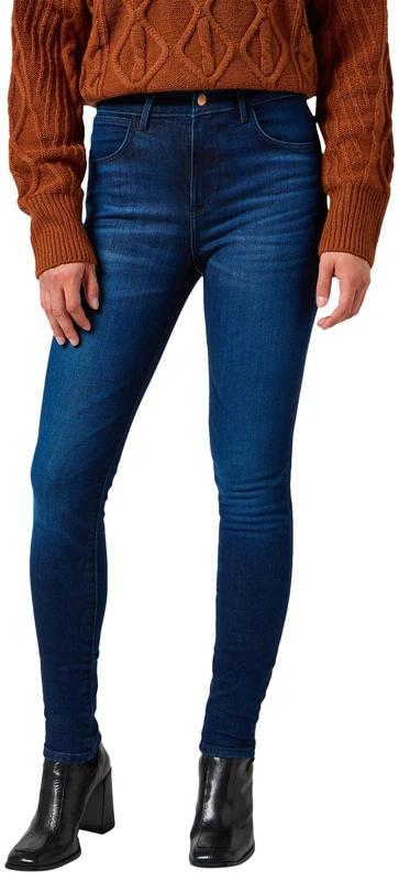 Wrangler Damen Jeans High Skinny, Skinny Fit, Skinny Leg
