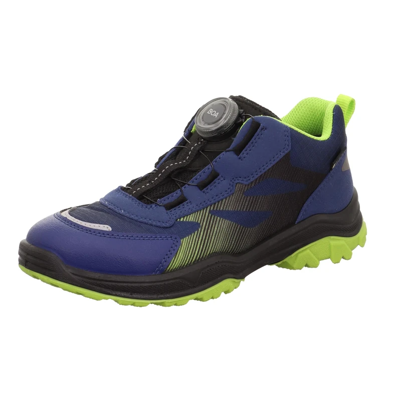 Superfit Boys Jupiter Gore-Tex Sneaker, Blau/GRÜN 8000