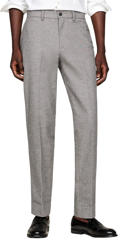 Tommy Hilfiger Men’s Suit Trousers, Grey (Medium Grey Heather), 28W/32L