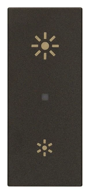 Vimar 30135.G Universal Dimmer Phase Cut Line, with ON/OFF Control and Adjustment with Built-in Buttons or Multi-Point with NO Buttons