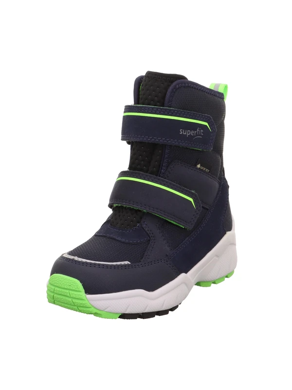 Superfit Boy's Culusuk 2.0 Warm Gefütterte Gore-tex Snow Boot, Blau Hellgrün 8000, 2 UK Wide
