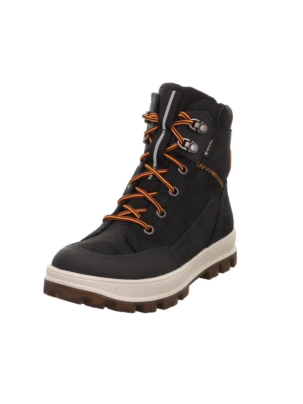 Superfit Boys TEDD warm gefütterte Gore-Tex Stiefel, SCHWARZ/ORANGE 0000
