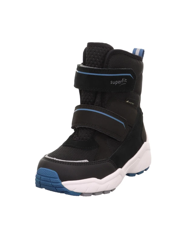Superfit Boy's Culusuk 2.0 Warm Gefütterte Gore-tex Snow Boot, Schwarz Blau 0000, 13 UK Child Wide