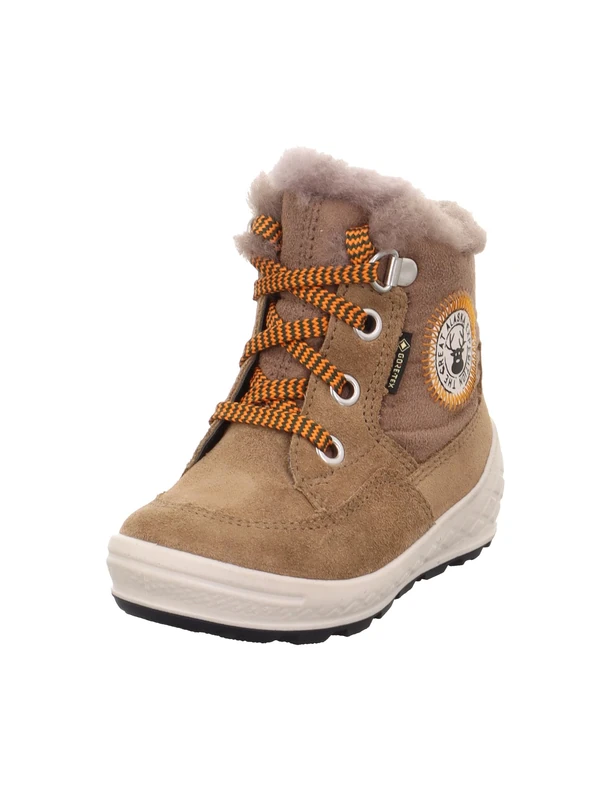 Superfit Boys GROOVY warm gefütterte Gore-Tex Stiefel, BRAUN/ORANGE 3000