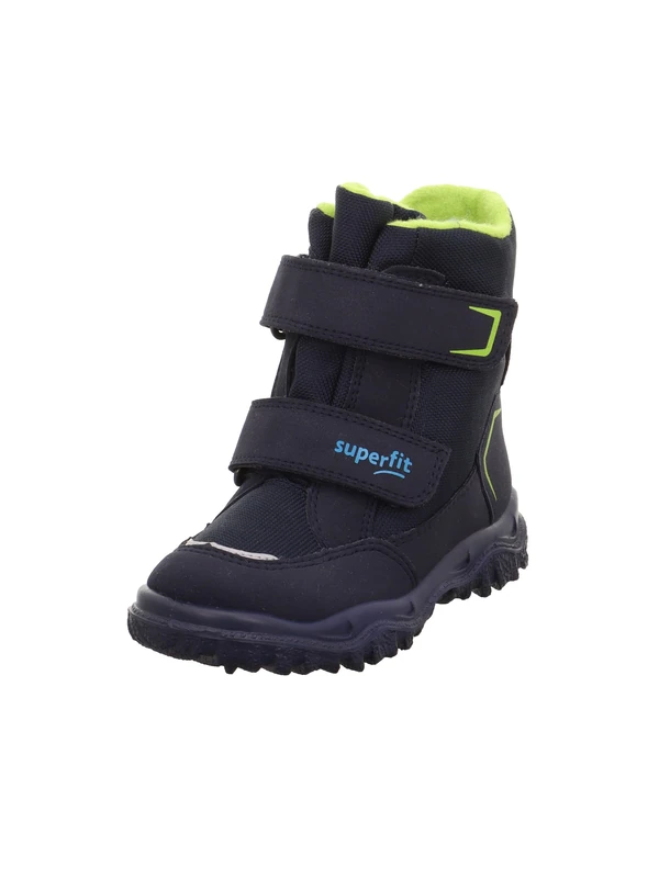Superfit Boys HUSKY warm gefütterte Sympatex Stiefel, BLAU/HELLGRÜN 8000