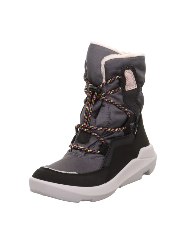 Superfit Girl's TWILIGHT warm gefütterte Gore-Tex Stiefel, SCHWARZ/GRAU 0000