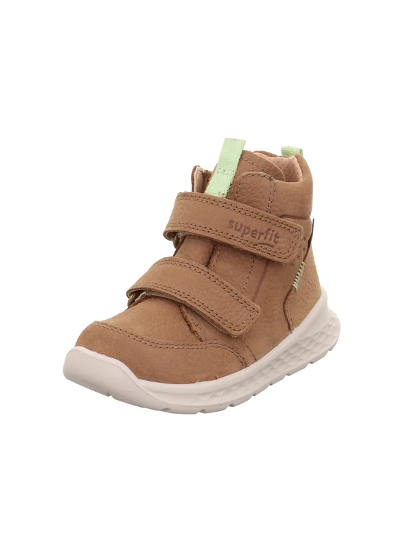 Superfit Baby Boys Breeze Leicht gefütterte Gore-Tex Sneaker, Braun/HELLGRÜN 3020