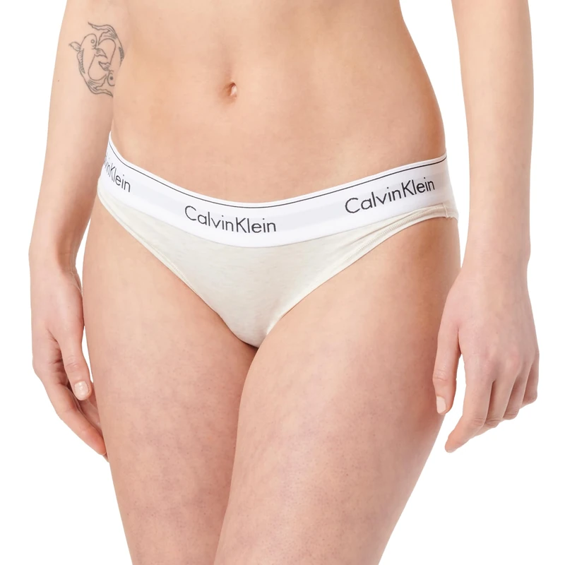 Calvin Klein Bikini 0000F3787E Brief - Beige Oatmeal Heather XL
