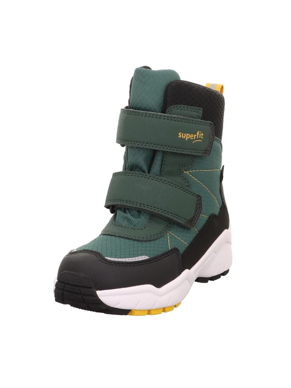 Superfit Boy's Culusuk 2.0 Warm Gefütterte Gore-tex Snow Boot, Grün Schwarz 7000 a, 11 UK Child Wide