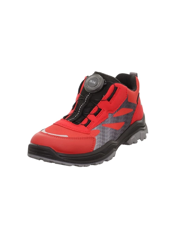 Superfit Boys Jupiter Gore-Tex Sneaker, Rot/Hellgrau 5000