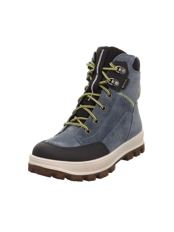 Superfit Boys TEDD warm gefütterte Gore-Tex Stiefel, BLAU/GELB 8000