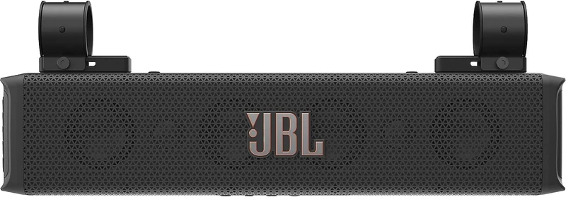 JBL RallyBar S 21" Bluetooth Universal Outdoor Vehicle Soundbar with Built-In 150W RMS Class D Amplifier, IP66 Water Dust Resistance, Party and Broadcast Mode, AUX, USB Pro Sound Performance