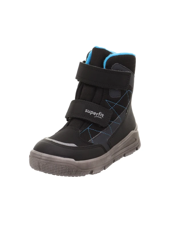 Superfit Boys MARS warm gefütterte Gore-Tex Stiefel, SCHWARZ/TÜRKIS 0010