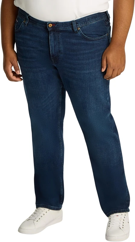 Tommy Hilfiger Men’s Madison Straight Fit Jeans, Blue (Bridger Indigo), 40W/32L
