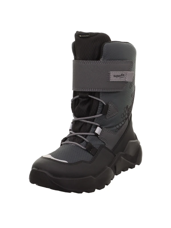 Superfit Boys ROCKET warm gefütterte Gore-Tex Stiefel, SCHWARZ/GRAU 0000