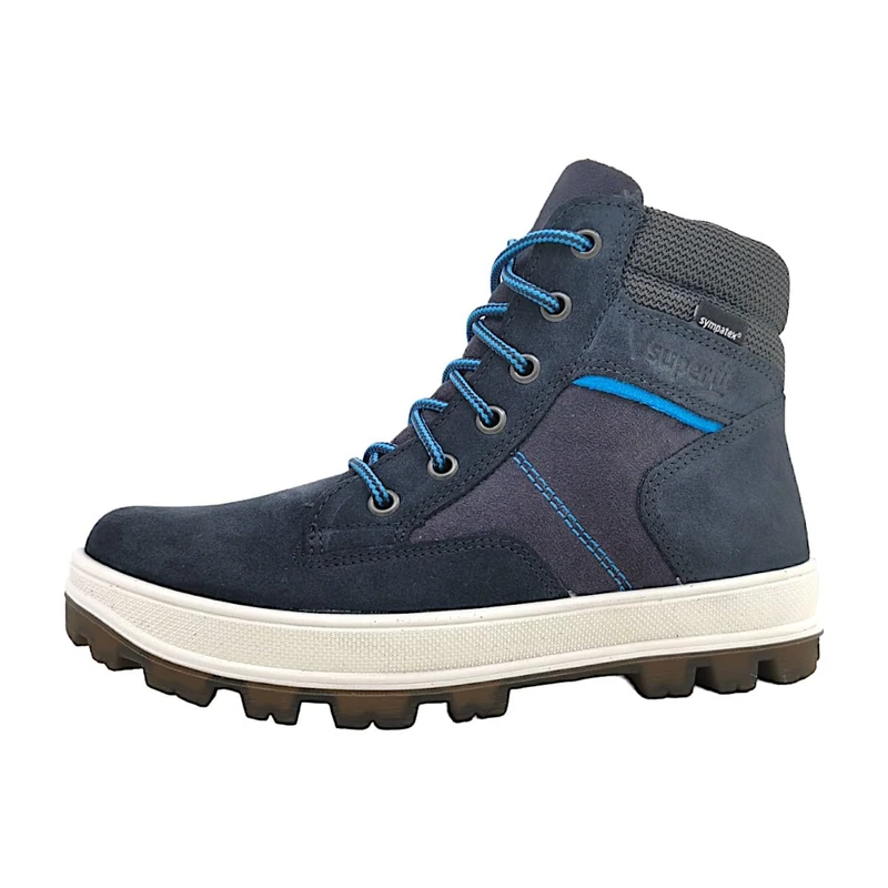 Superfit Boys TEDD leicht gefütterte Sympatex Stiefel, GRAU/TÜRKIS 2000