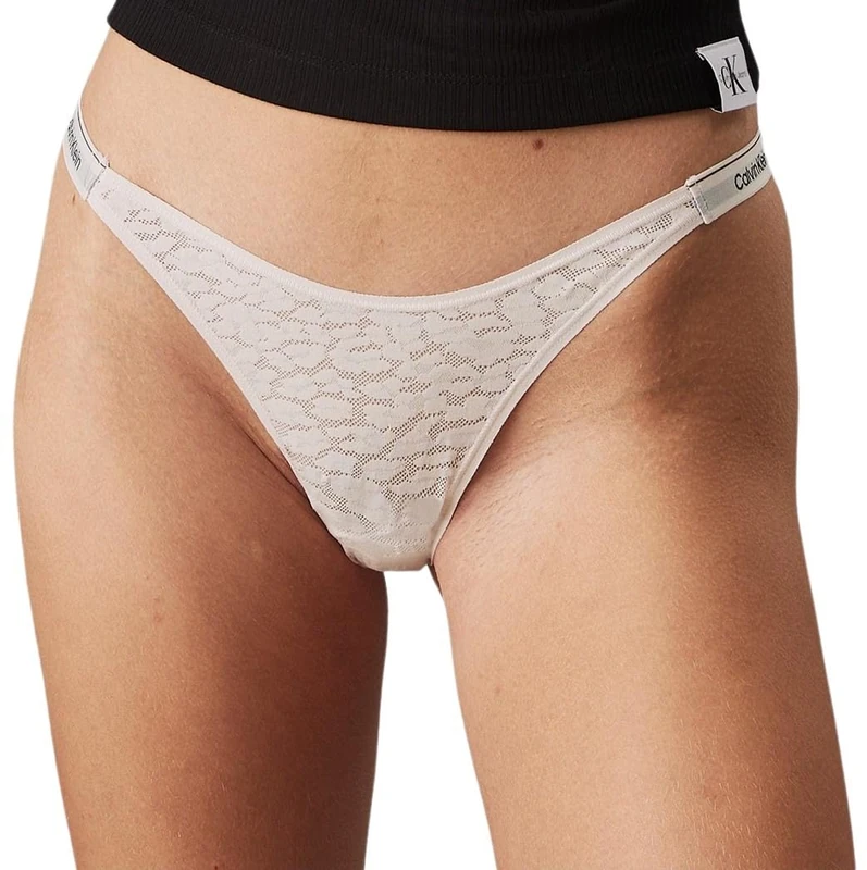 Calvin Klein Women's 5 Pack Dipped Thongs Underwear, Beige (Jnbrry/Pr Pch/Subd/Deep Mauve/Syrah), XS