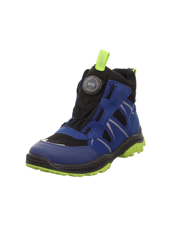 Superfit Boys Jupiter Leicht gefütterte Gore-Tex Sneaker, Blau/GRÜN 8010