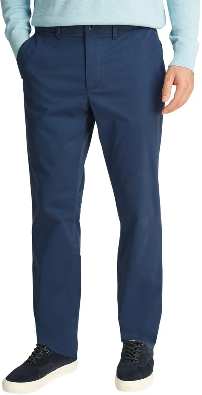 Tommy Hilfiger Men's Denton Satin Straight Fit Chinos, Blue (Aegean Sea), 31W/32L