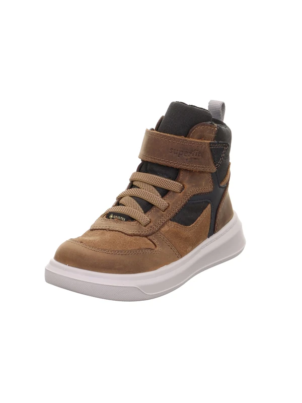 Superfit Boys Cosmo Leicht gefütterte Gore-Tex Sneaker, Braun/Schwarz 3000