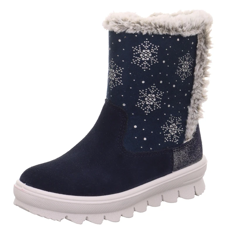 Superfit Girl's FLAVIA warm gefütterte Sympatex Stiefel, blau 8000