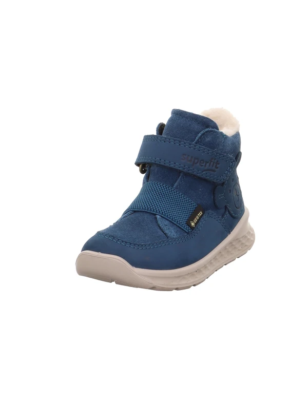 Superfit Boys Breeze Leicht gefütterte Gore-Tex Sneaker, Blau/GRÜN 8000